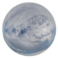 12K clouded skydome HDRi panorama